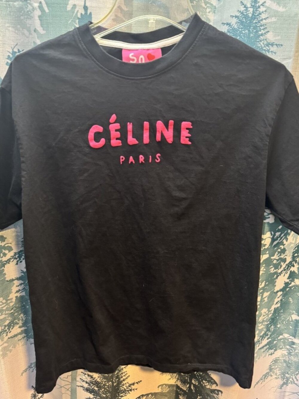 So Cute Brand Céline Paris T-shirt Women’s Medium - Picture 2 of 4